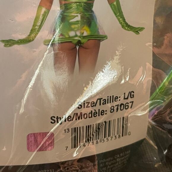 NEW Leg Avenue Sexy Alien Beam Me Up Babe Costume Size Large - Picture 10 of 12